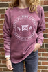 Ladies Washed Crewneck